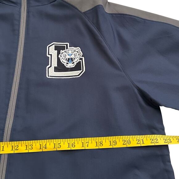 Champion “13 Reasons Why” Liberty Tigers Jacket Navy Medium - Picture 3 of 6
